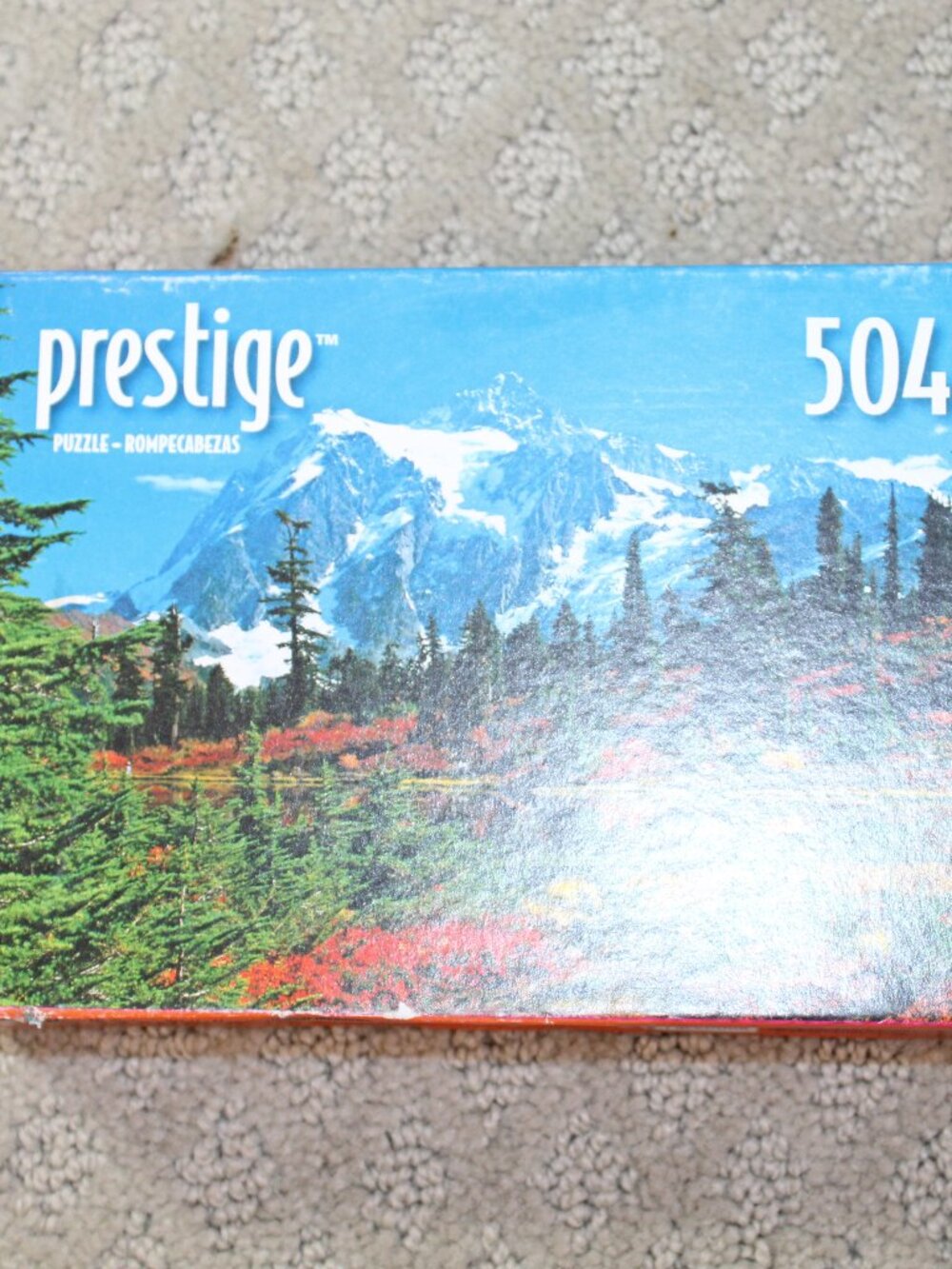 Prestige 504 Piece Puzzle NIB Sealed Mountain Scene Puzzle